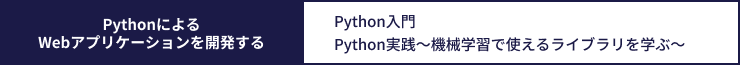 Python研修コースラインナップ