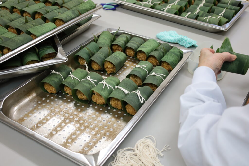 ちまきの製造工程